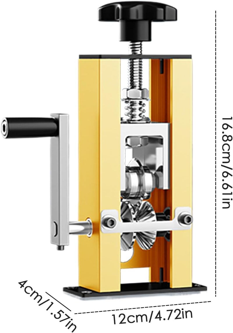 Electric Wire Stripper - Scrap Wire Stripping Machine Manual/Electric - 1-25mm Cable Stripper with Hand Crank Or Drill Powered for Men Women Professionals - Image 5