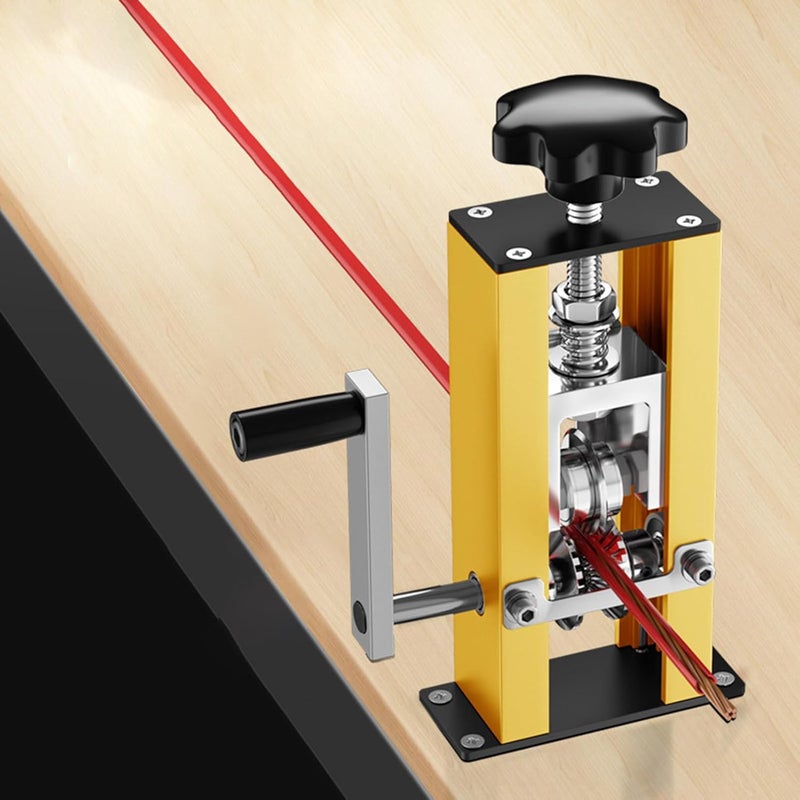 Electric Wire Stripper - Scrap Wire Stripping Machine Manual/Electric - 1-25mm Cable Stripper with Hand Crank Or Drill Powered for Men Women Professionals - Image 3