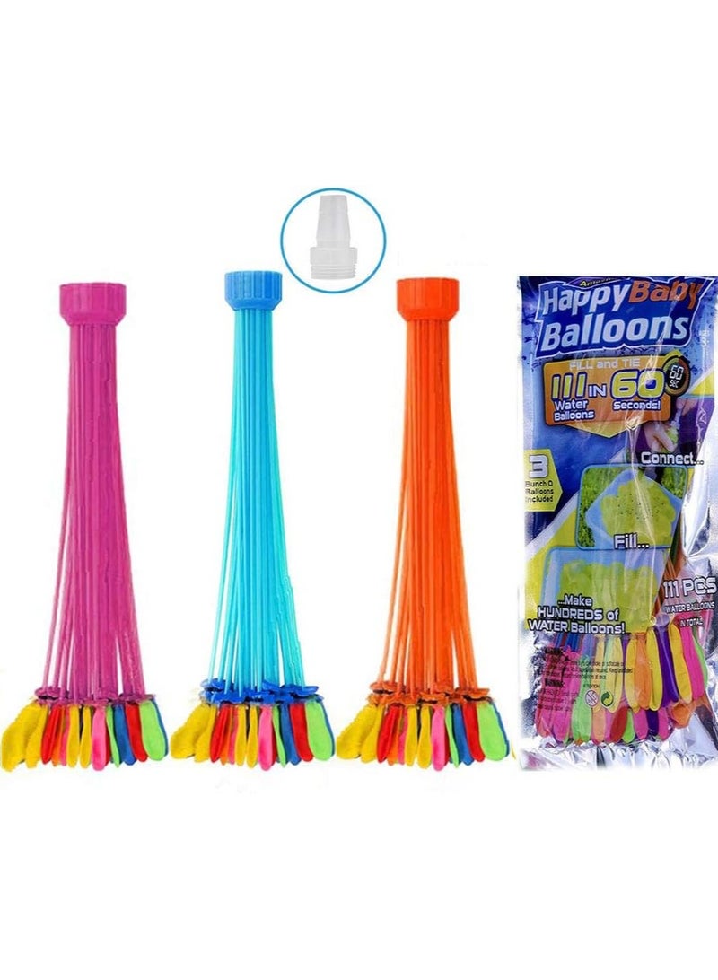 ORiTi ORiTi Rapid Filling Self Sealing Instant Water Balloons for Outdoor Family Children Summer Fun  Total (111Balloons)  - Image 2