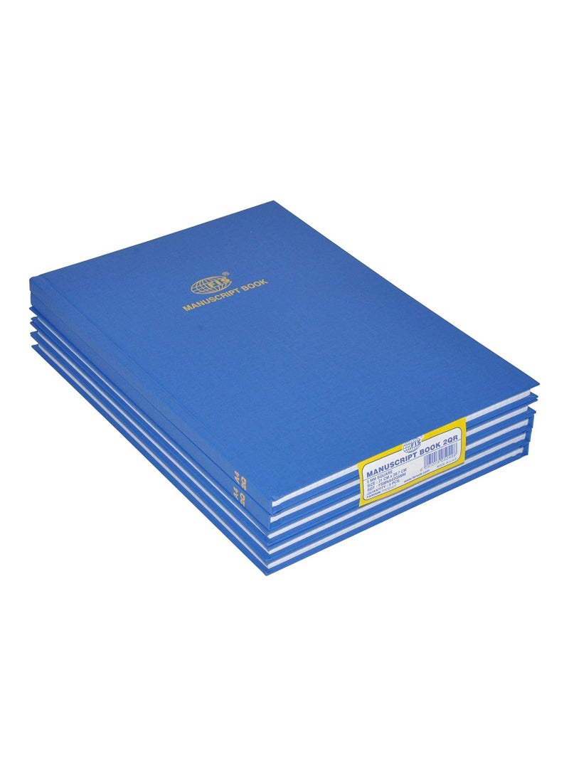 FIS Manuscript Books 5 mm Square Lines, (Pack of 5 Pcs x 96 Sheets) 2 Quire, Size - FSMNA42Q5MM - Image 1