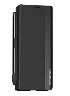 Samsung Galaxy Z Fold4 5G Leather Flip Cover with S Pen, Black - pzsku/ZA51A035141BD2AA6DC84Z/45/_/1682687085/9d85d597-b211-4d03-8f0d-ceb2ea4b58b2