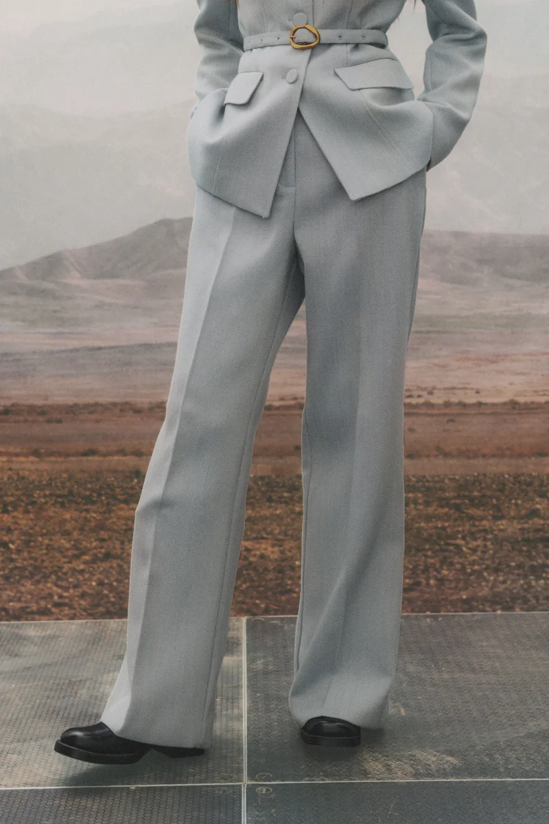 H&M Tailored bootcut trousers