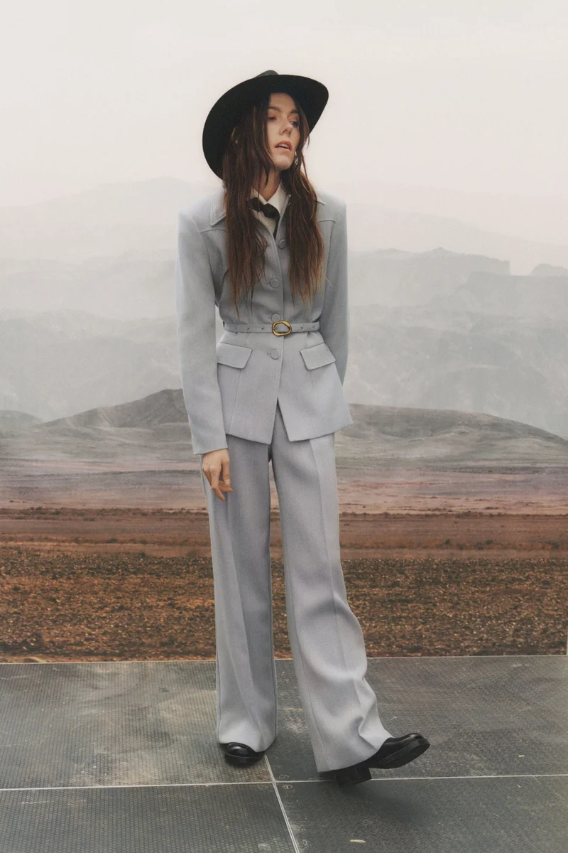 H&M Tailored bootcut trousers