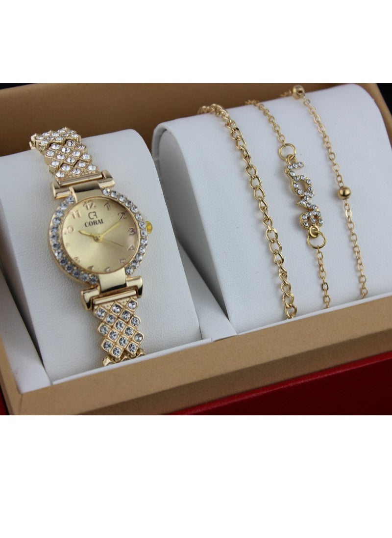 Reclaim with Argireline Women's evening watch set 