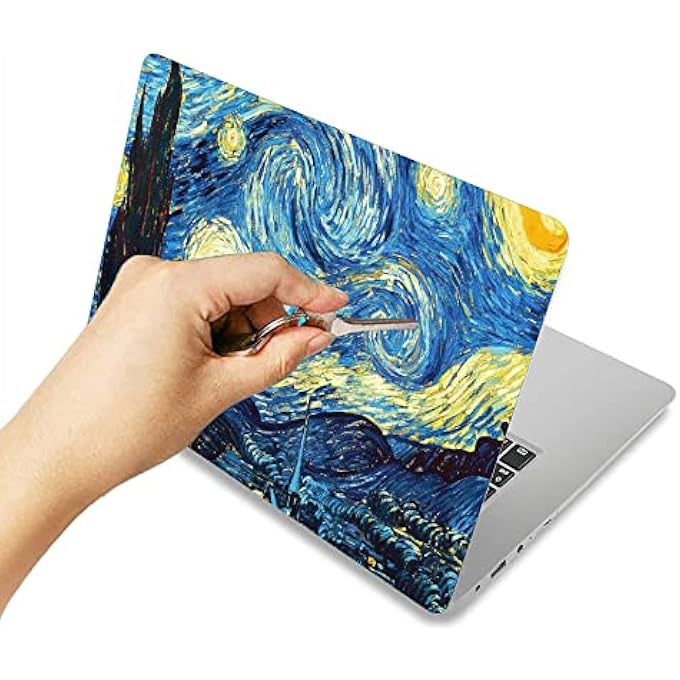 rayihni ELTON VAN GOGH STARRY NIGHT THEME 3M SKIN CASE VINYL LAPTOP SKIN STICKER REUSABLE PROTECTOR COVER FOR 11.6" - 15.6" INCH - Image 3