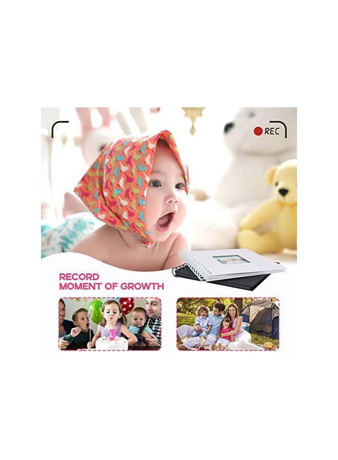 The Bros 2 Pcs Scrapbook Photo Albums, 20 Sheets Total 40 Pages Memory Book, Craft Paper for Your Family - Image 5