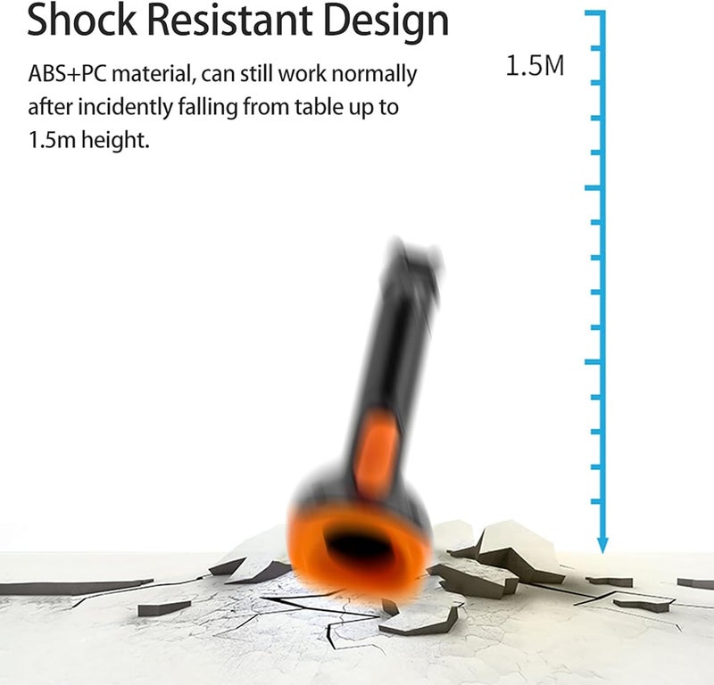 تصميم للاستخدام طويل الأمد ماسح الباركود LiebeWH U20 اتصال سلكي USB قدرة فك التشفير 1D 2D لإدارة مخزون نقاط البيع في السوبر ماركت (اتصال USB) مواد طبيعية معالجة جودة مجربة خليج ألوان شائعة بالسوق - Image 5
