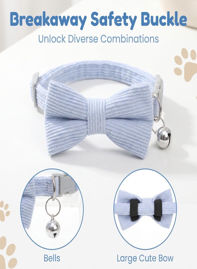Thrymme 1 Pcs Blue Kitten Collar, Blue Cat Collar - Image 3