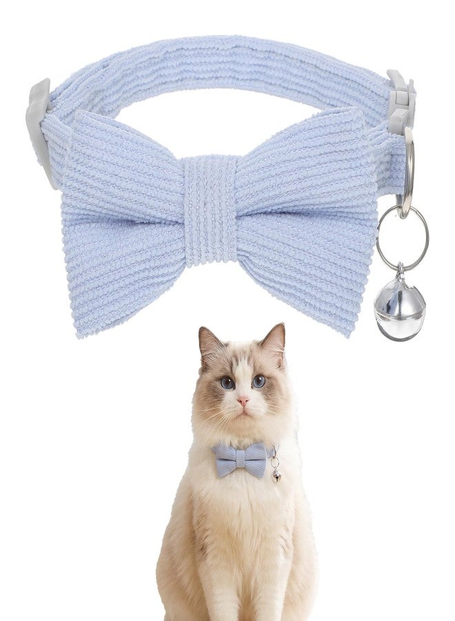 Thrymme 1 Pcs Blue Kitten Collar, Blue Cat Collar - Image 1