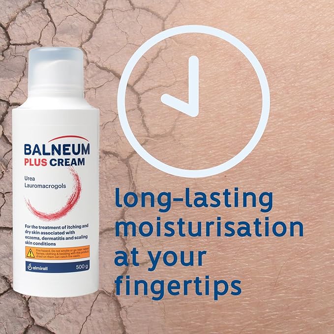 Balneum Plus Cream Intensive Hydration for Dry Skin Suitable for Children and Adults Moisturises and Soothes Itchy Skin AllDay Moisture Lock 500g - Image 5