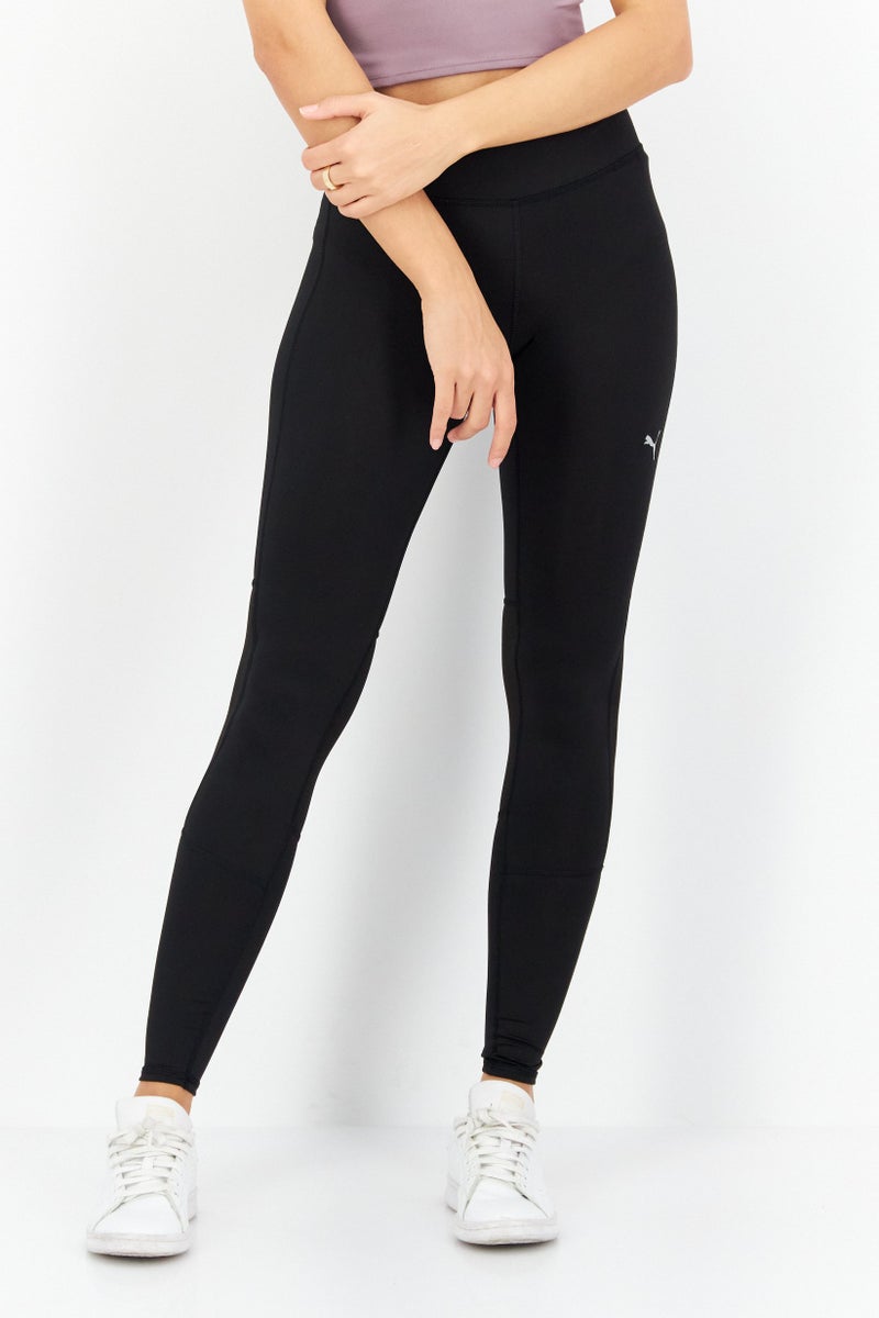 PUMA سراويل رياضية نسائية ضيقة للجري، سوداء - Image 1