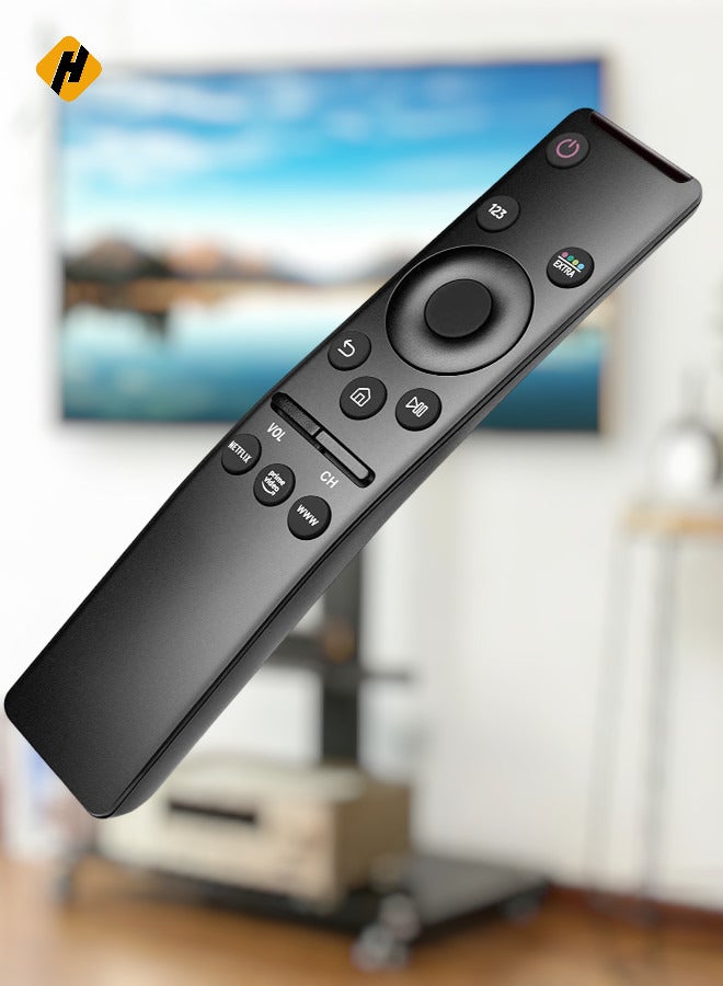Universal Remote Control Compatible for All Samsung TV LED QLED UHD SUHD HDR LCD Frame Curved Solar HDTV 4K 8K 3D Smart TVs, with Buttons for Netflix 