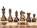 House of Chess Grand Master Staunton Tournament Chess Set Pieces King Size 334 Broad Base 2 Extra Queens Acacia WoodBoxwood - Image 3