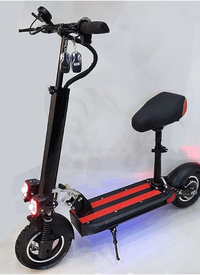 Winner Sky E Scooter E10 50Km Mileage 1000W Full Foldable 48V 13Ah Improved 50Km Speed Include Anti Theft Rc Red  - Image 1