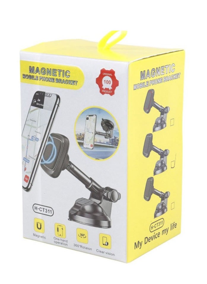 Magnetic - H-CT311 Flexible Car Dashboard Phone Holder - Image 1