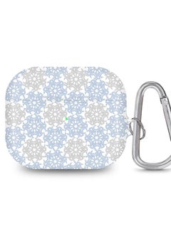 StylePods Case for Airpods 3rd Gen Case With Anti-Lost Keychain - Frozen Snowflakes