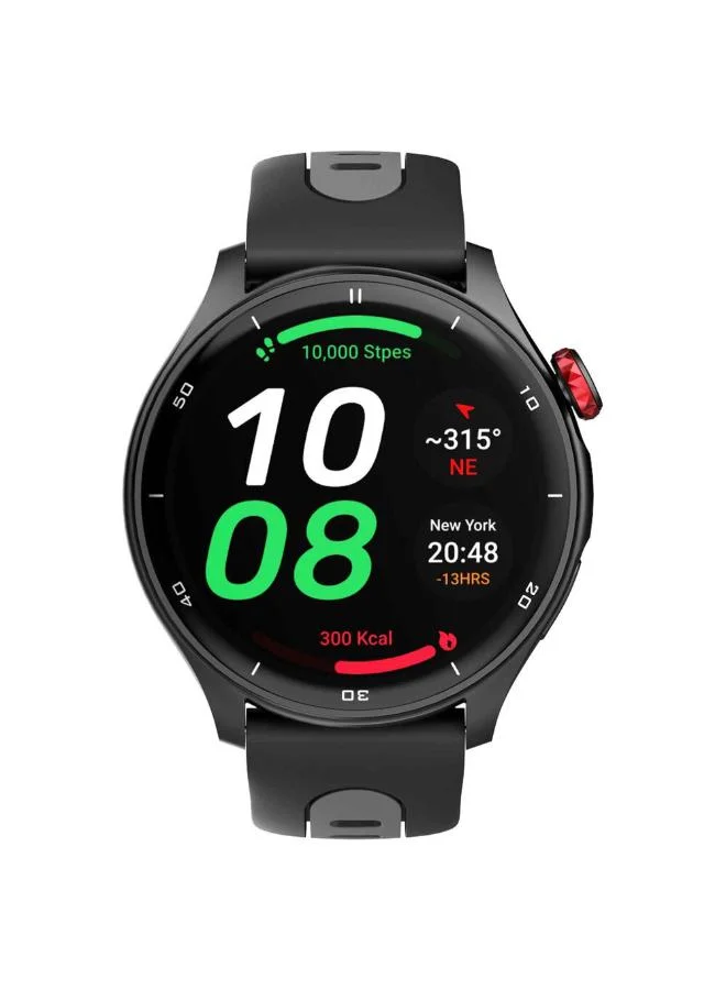 تيتان Men Smart Display Watch With Black Liquid Silicone Rubber Strap - 90206AP01