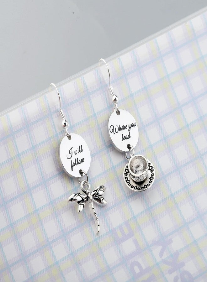 لوجيب بيردجوت أقراط مستوحاة من المسلسل التلفزيوني، هدية مثالية لمحبي المسلسل: "أينما تقود سأتبعك" (Where you lead Er). - Image 5