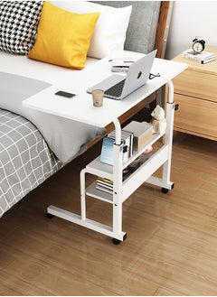 Sharpdo Sharpdo Bedside Table for Bedroom Movable Lifting Table 80*40*(79-90)cm  - Image 2