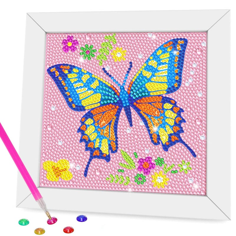 Nardoll Diamond Art Kits for Kids Crafts for Girls 812 Diamond Art Painting with Wooden Frame Arts and Crafts for Kids Ages 46 810 GEM Art Supplies Dots for Adult Beginners Home Wall Decor Gifts - Image 2