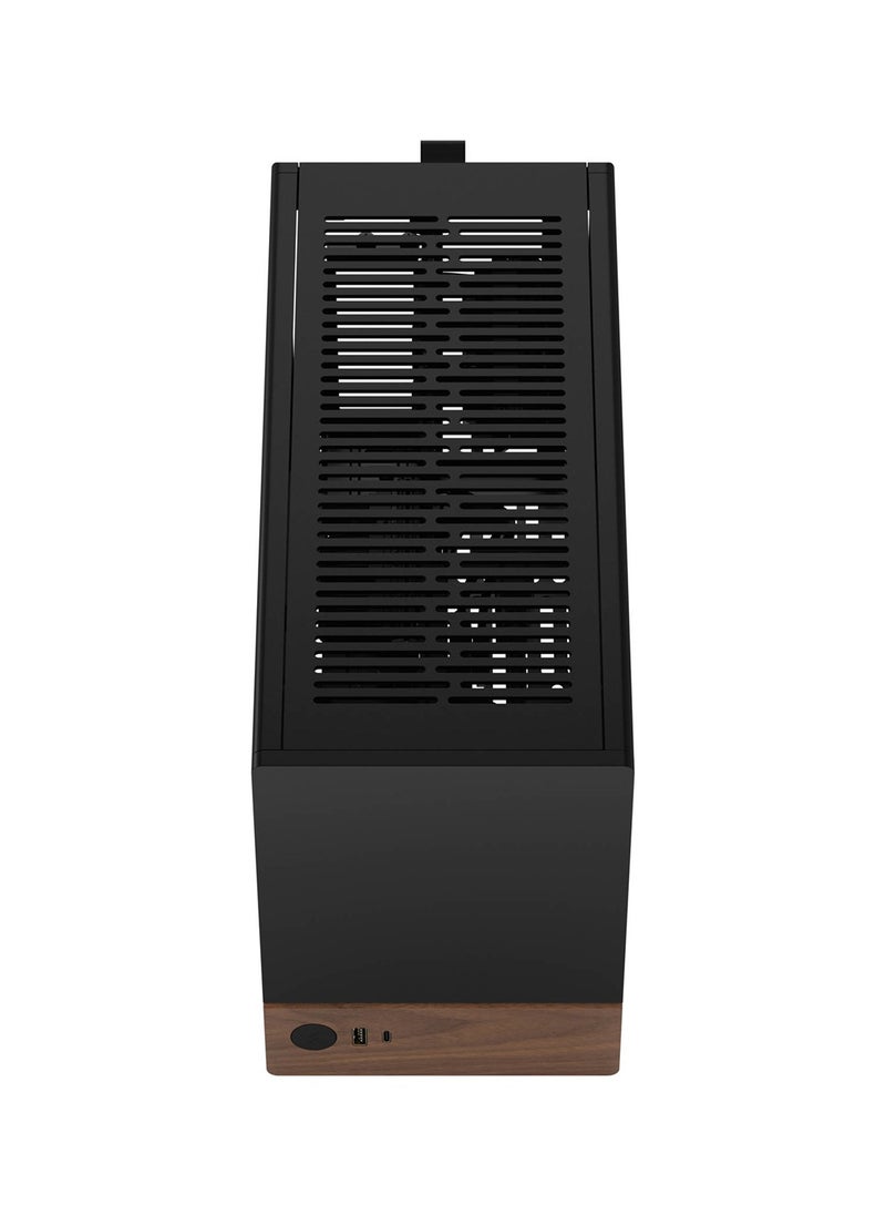 Fractal Design Terra Small Factor Mini ITX SFX Gaming Case, 2x 2.5" Drive Mounts, 120mm Fan Size, 120mm Radiator Size, Expansion Slots 3 (Max GPU Mode), USB Type-C 20Gbps, Graphite | FD-C-TER1N-01  - Image 3