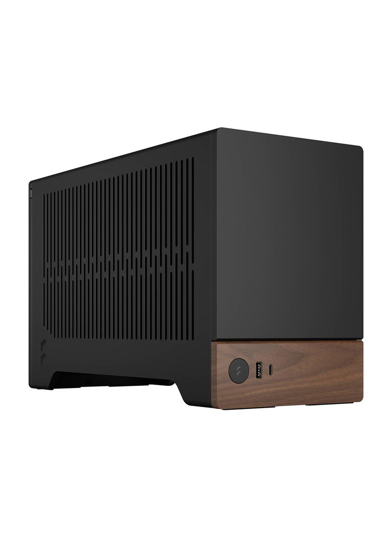 Fractal Design Terra Small Factor Mini ITX SFX Gaming Case, 2x 2.5" Drive Mounts, 120mm Fan Size, 120mm Radiator Size, Expansion Slots 3 (Max GPU Mode), USB Type-C 20Gbps, Graphite | FD-C-TER1N-01  - Image 1