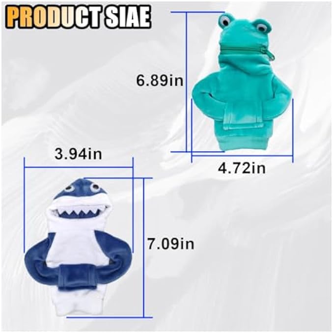 ريحني تروس صغيرة من نوع Animal Gear Stick بغطاء هودي ناقل حركة السيارة غطاء ناقل الحركة سترة ناقل الحركة المضحك مقبض ناقل الحركة واقي هودي أدوات لطيفة إكسسوارات وزينة داخل السيارة بلو شارك أخضر ضفدع - Image 2