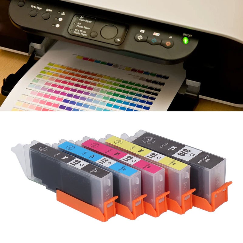 High Capacity PIXUS Ink Cartridge Set 5 Colors Clear Print Replacement for MG TS Series - Image 5