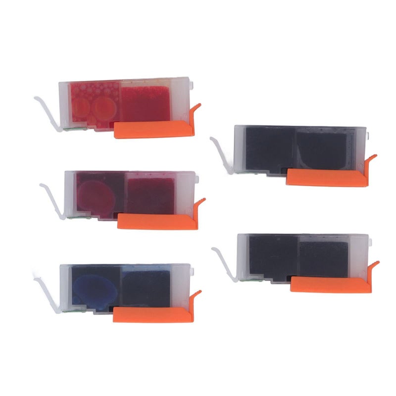 High Capacity PIXUS Ink Cartridge Set 5 Colors Clear Print Replacement for MG TS Series - Image 3