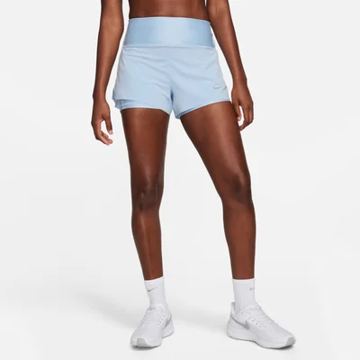 Nike Women's Dri-FIT Swift Mid-Rise 2-in-1 Running Shorts