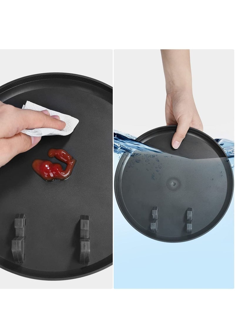 Car Cup Holder Tray for Car Adjustable Car Tray Table with Surface, Phone Slot, and 360° Swivel Arm Car Food Table for Cup Holders Tray Fits Vehicle,Golf Cart, SUV and All Cars Black - Image 4