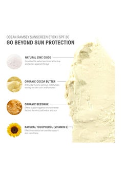 raw elements Raw Elements Ocean Ramsey World Reef Day Organic Sunscreen Stick SPF 30, Non-Nano Zinc Oxide, Reef-Safe, Cruelty-Free, Moisturizing, Zero Waste Tube, 1 oz  - Image 5