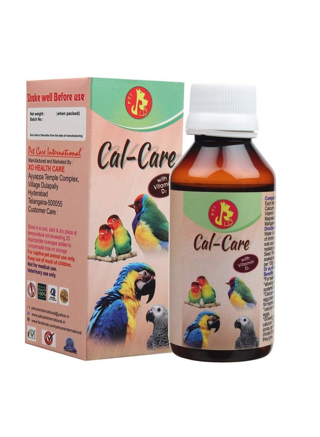 PET (Pci) Cal Care || Provide Essential Calcium || Healthy Bird Healthcare || Pack Of 2 || 30Ml X 2 - Image 5