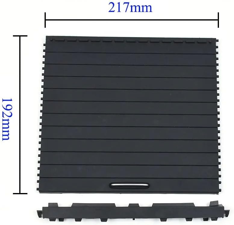 Goodithy Console Cup Holder Roller Cover for Mercedes Benz ML W166 GL X166 2012-2019 (Black) - Image 2