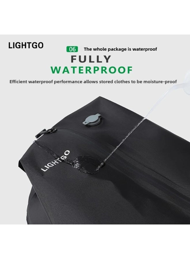 LIGHTGO Vacuum Compression Travel Storage Bags – Waterproof Moisture-Proof Portable Clothing Organizer Luggage Suitcase Business Travel - Image 4