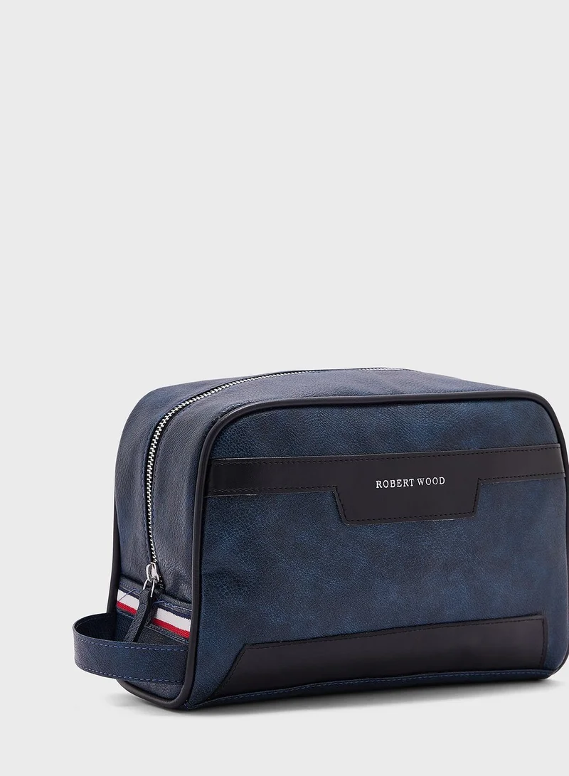 Robert Wood Travel Toiletry Bag