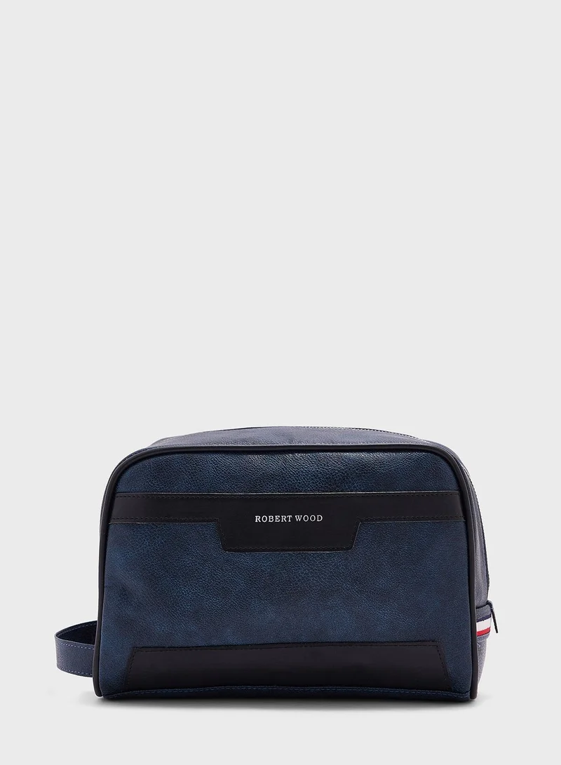 Robert Wood Travel Toiletry Bag