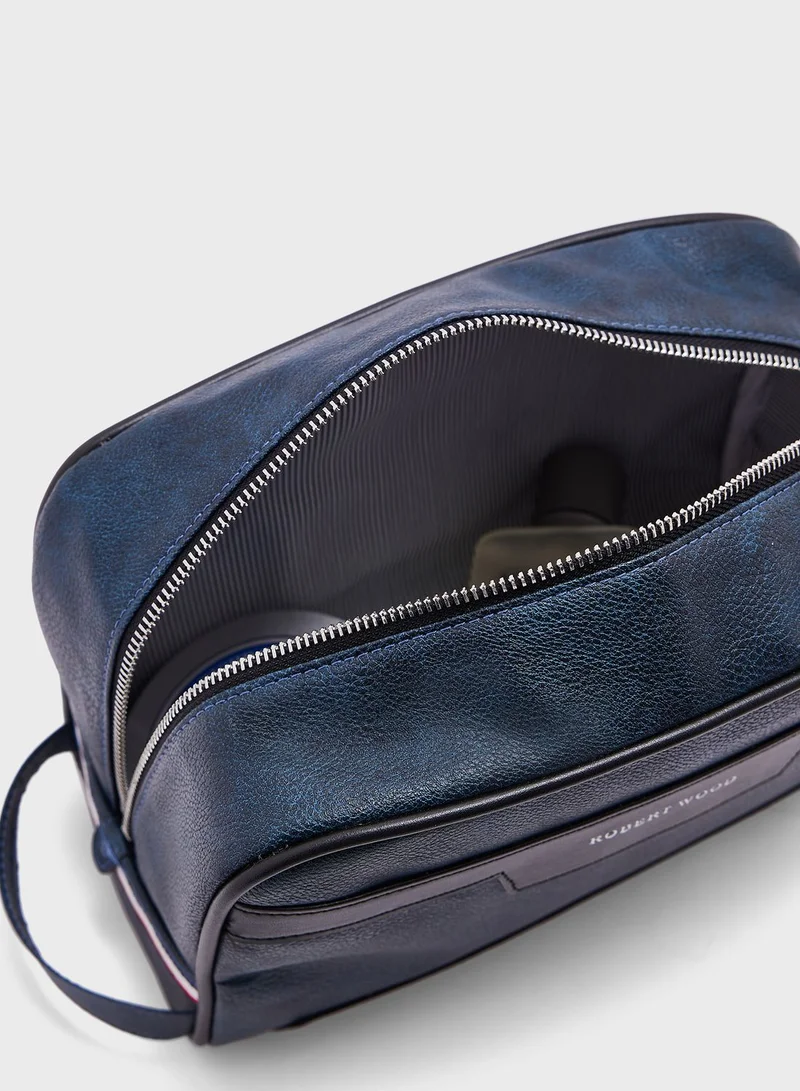 Robert Wood Travel Toiletry Bag