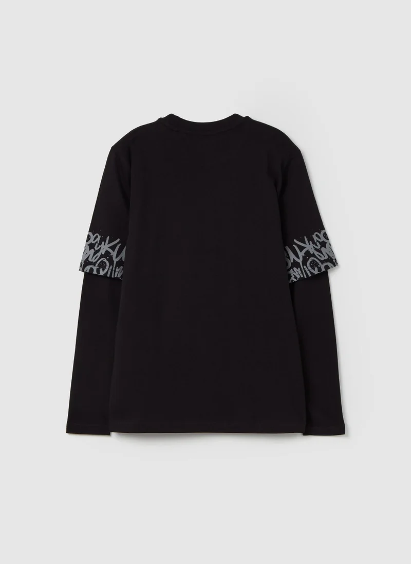 Ovs Long-sleeved T-shirt with print