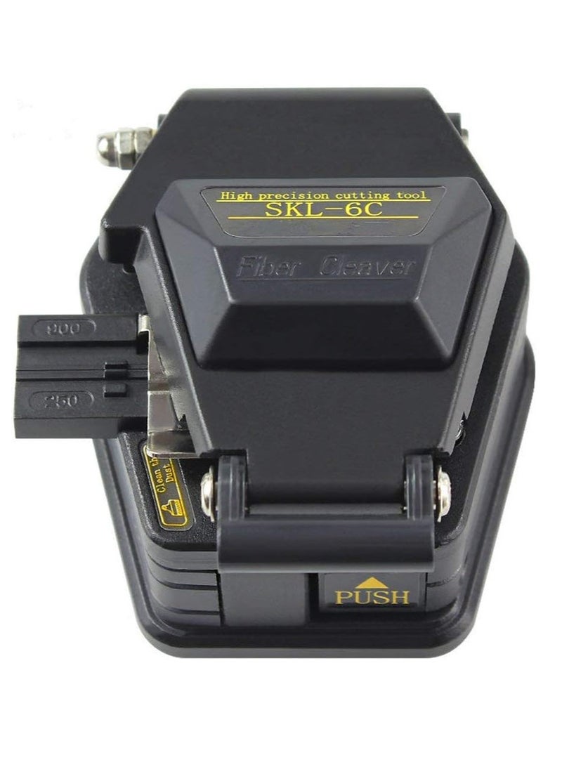 إيفرين قاطع كابلات الألياف الضوئية عالي الدقة SKL-6C من سبائك الألومنيوم باللون الأسود لا يتطلب تجميعًا - Image 1