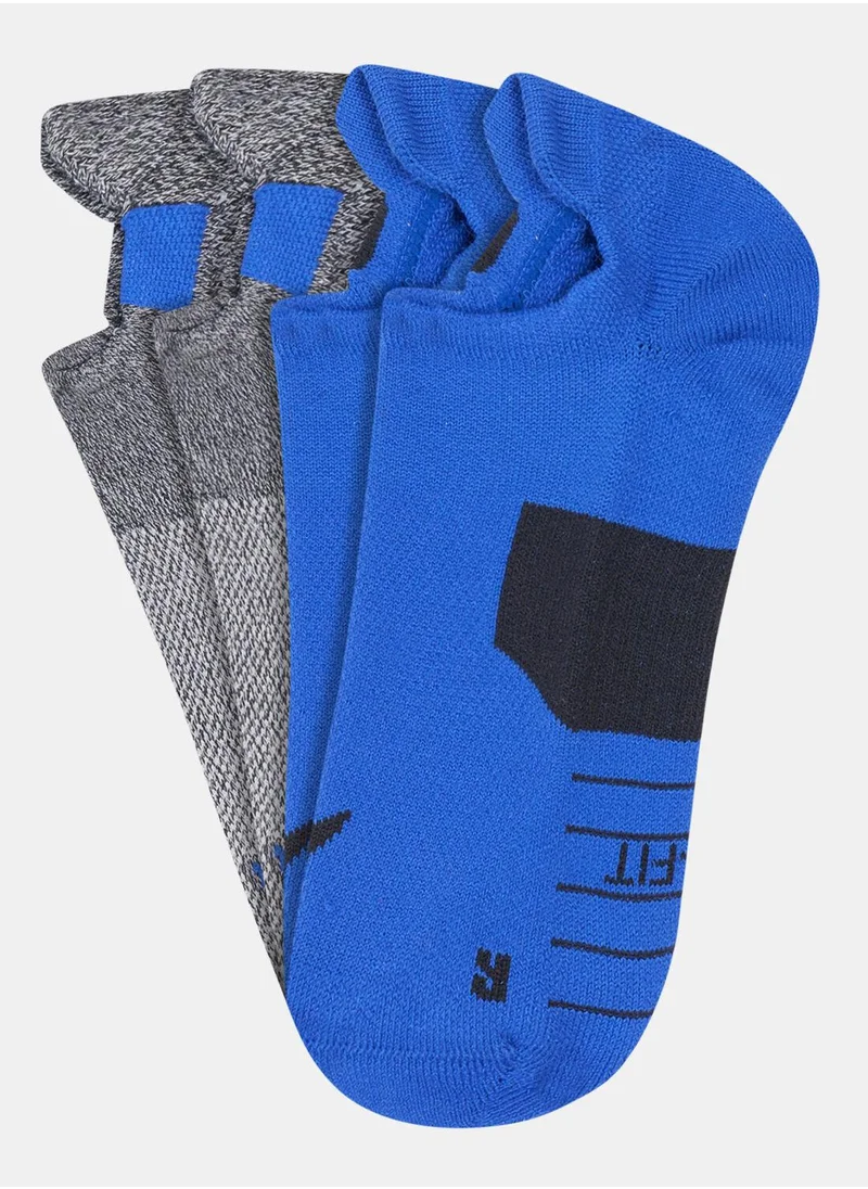 Nike Multiplier Running No-Show Socks (2 Pack)