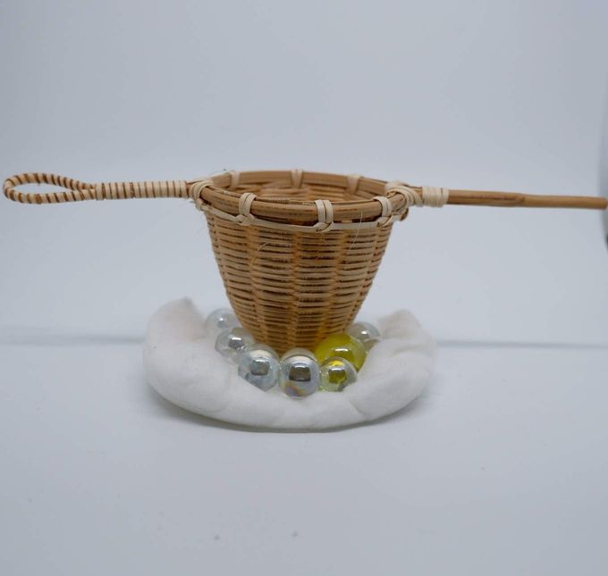 BanBao Bamboo Tea Infuser Colander, Weaved Bamboo Infuser, Tea Strainer - Image 1