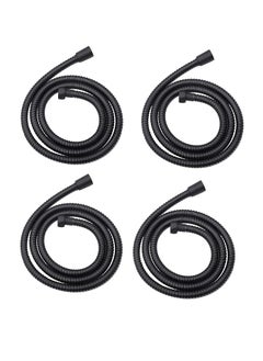 ANMEX ANMEX Premium 1mtr SS Premium BLACK SS TubeShower Hose TubeHand Shower TubeHealth Faucet Tube Full Black Matte 1  - Image 1