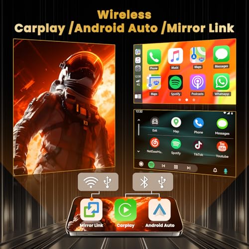Hikity 8 Core 4+64GB for Hyundai Elantra 2014-2016 Android 15 Car Stereo Wireless Apple Carplay, 9 Inch IPS Touchscreen Car Radio 59UI GPS Navigation WiFi 32EQ DSP Backup Camrea - Image 5