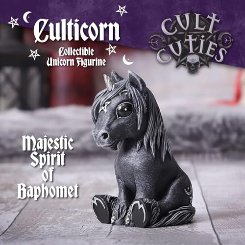 Nemesis Now Figurine Decor Detailed HandPainted Polyresin Black Culticorn Gothic Satanic Occult Fantasy - Image 3