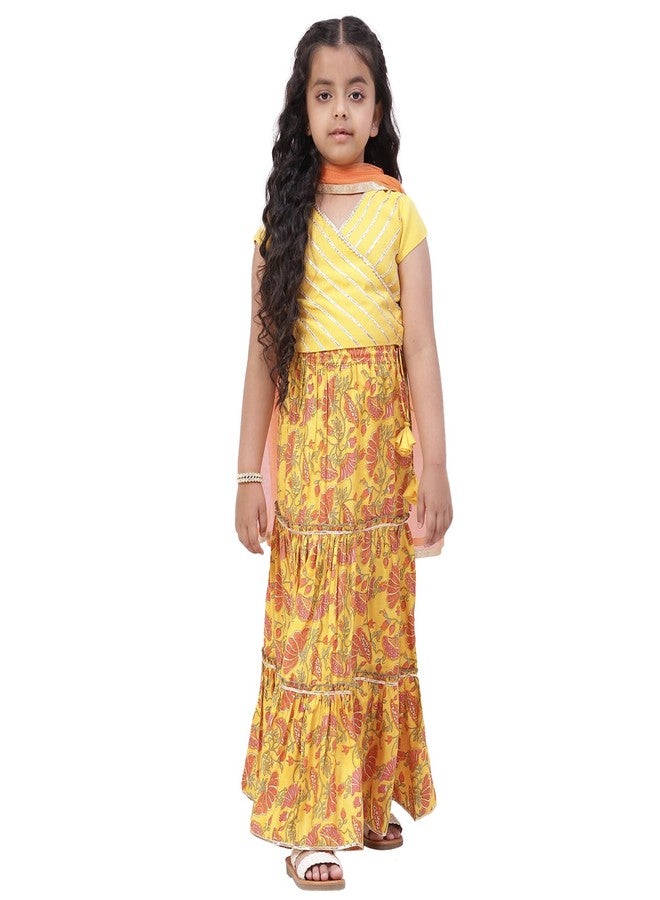 BIBA GIRL PRINTED RELAXED KID(KW4972_YELLOW_13) - Image 1