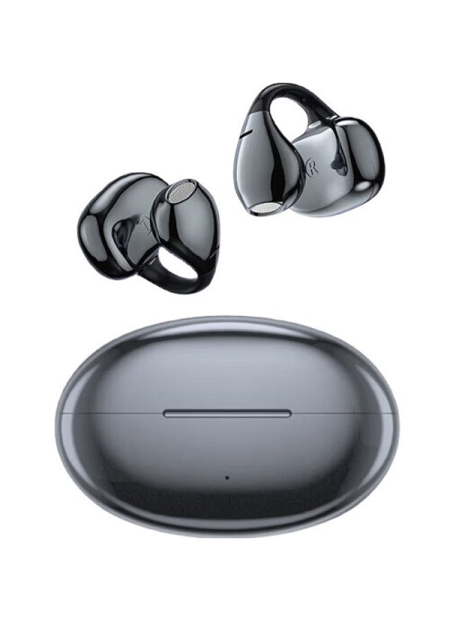 Newmine Ly36 Bone Conduction Concept Bluetooth Headphones, Open-Style Wireless, Clip-On, Non-In, Ear-Hook, Sports, Call, Noise Reduction, Pulse Direct Sound, Khaki Color - Image 2