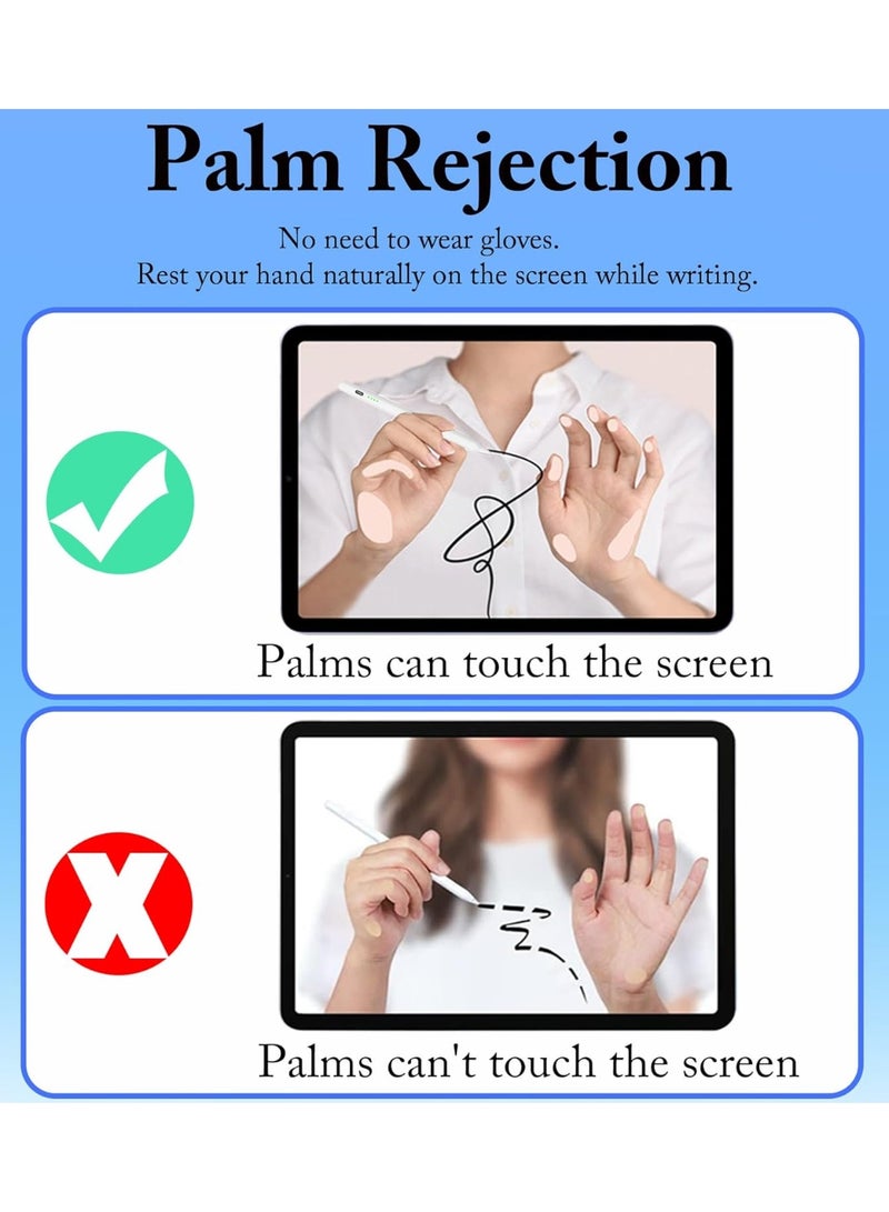 قلم ستايلس متوافق مع Apple iPad (2018–2023)، يدعم Palm Rejection وحساسية الإمالة للكتابة والرسم بدقة - Image 4