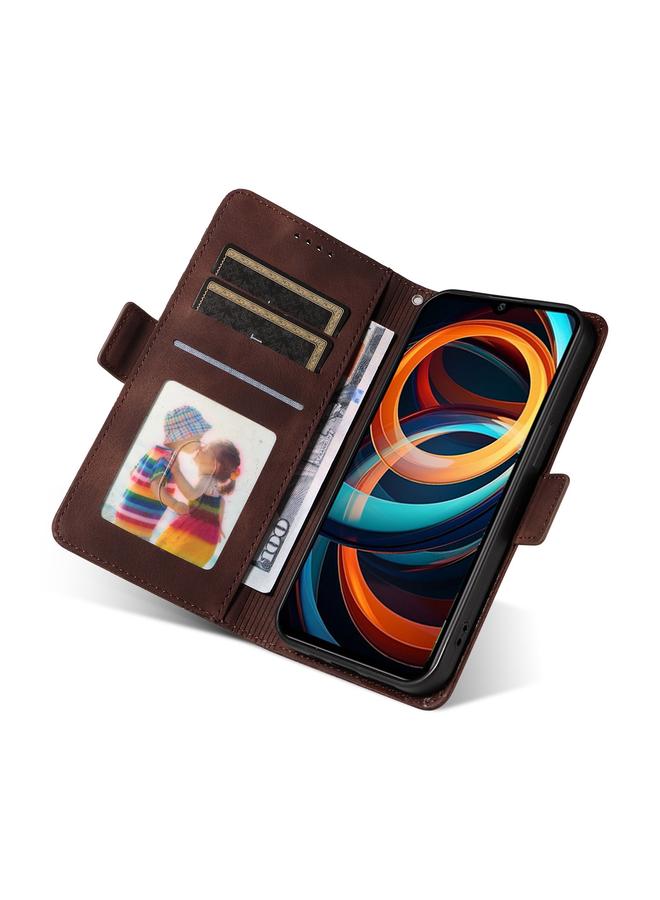 S-TOP Case For Redmi A3 4G Global Embossed Rhombus Starry Leather Phone Case - Image 4