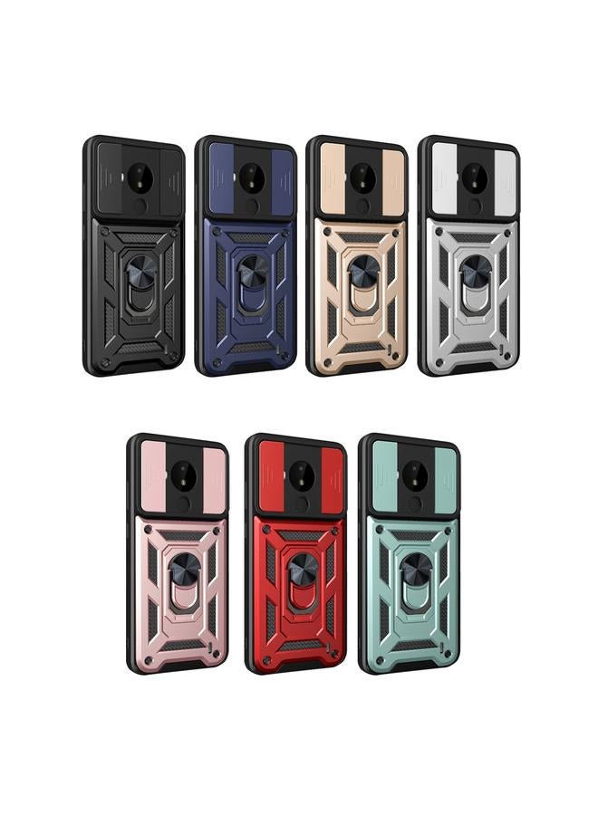 S-TOP Case For Nokia C30 Sliding Camera Cover Design TPU+PC Phone Case - Image 2